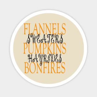 FALL PUMPKIN SHIRT Magnet